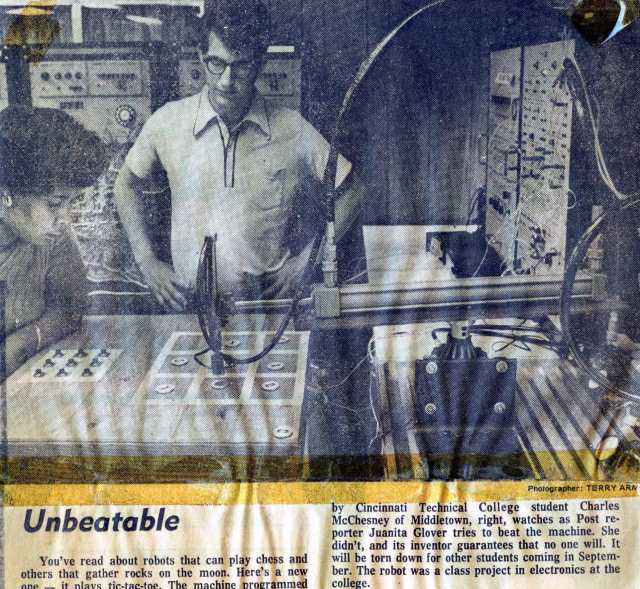 Cincinnati Post article tic-tac-toe-bot