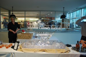 Midwest Culinary Institute ice sculpture - 2012